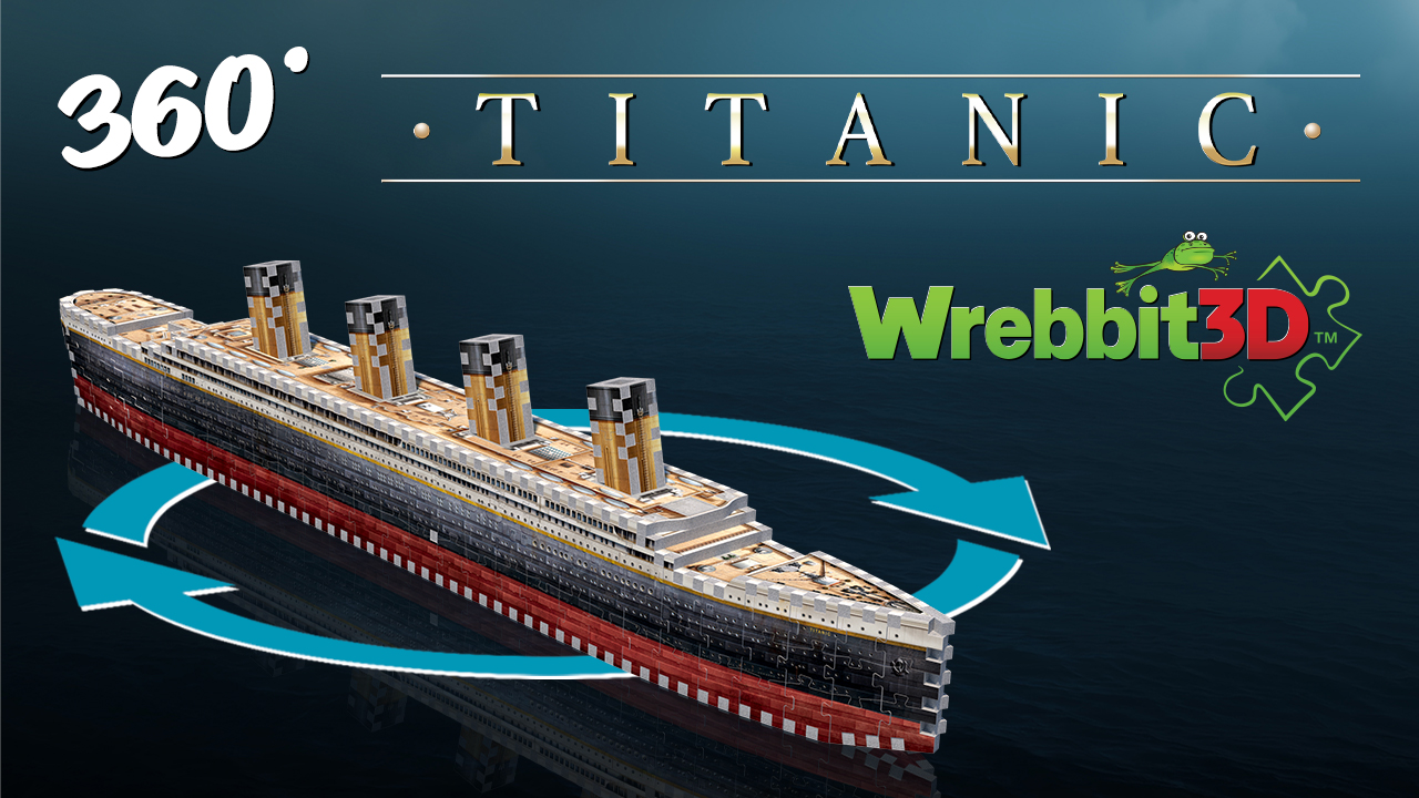 Amazon.com: Wrebbit3D Titanic 3D Puzzle | 440 Jigsaw Puzzle